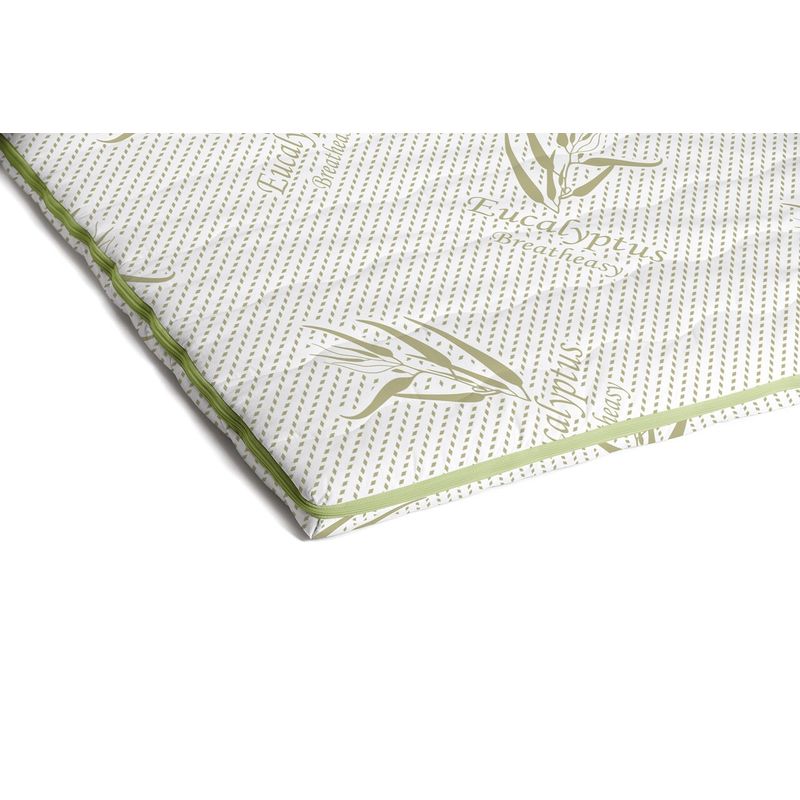 Casa si Gradina - Mobilier - Saltele si somiere - Toppere - Topper saltea Eucalyptus Confort, 7 zone, 90x190 cm, H 5 cm - Infinity.ro