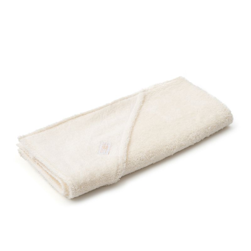 Jucarii, Copii si Bebe - Igiena si ingrijire - Baia bebelusului - Prosoape si halate de baie copii - Prosop de baie pentru bebelusi cu gluga 75x80cm - ivory - Infinity.ro