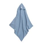 Jucarii, Copii si Bebe - Igiena si ingrijire - Baia bebelusului - Prosoape si halate de baie copii - Prosop cu gluga din muselina, blue - Infinity.ro