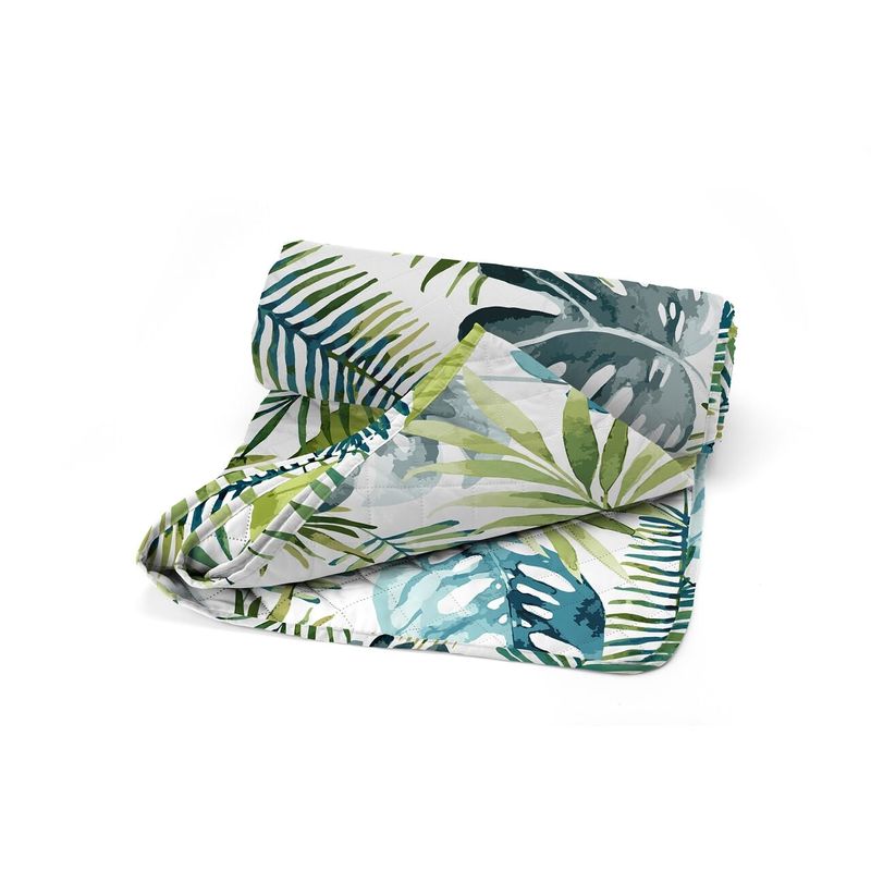Casa si Gradina - Textile si covoare - Pături și cuverturi - Cuverturi - Cuvertura matlasata 2 fete Alcam, 210x220 cm, Jungle - Infinity.ro
