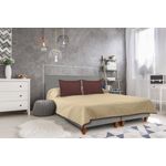 Casa si Gradina - Textile si covoare - Pături și cuverturi - Cuverturi - Cuvertura Double Face Alcam, 210 x 220 cm 100% microfibra, ciocolata/crem - Infinity.ro
