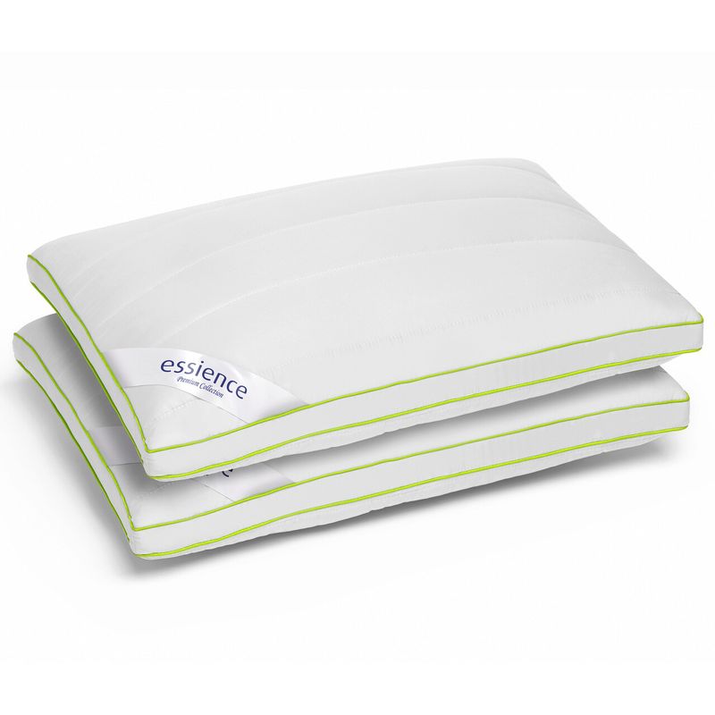 Casa si Gradina - Textile si covoare - Perne si pilote - Perne - Set 2 perne 50x70 cm, Essience Premium Collection, husa satin bambus; umplutura fulgi memory si nanofibra extrafina; - Infinity.ro