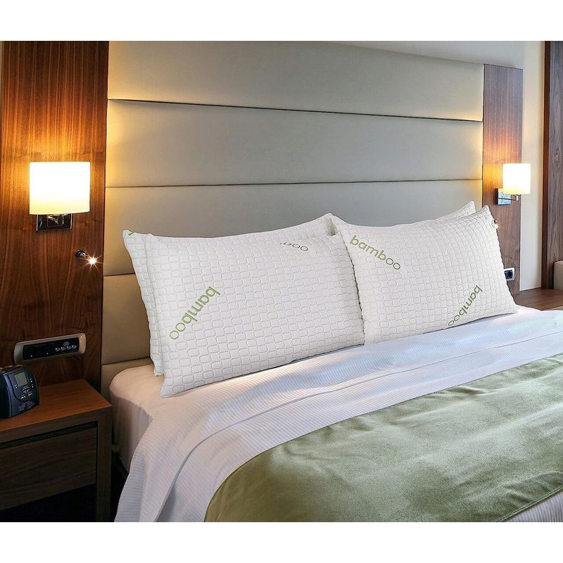 Casa si Gradina - Textile si covoare - Perne si pilote - Perne - Set 2 perne 50x70 cm, Essience Premium Collection, husa tricot bambus; umplutura fulgi memory si nanofibra extrafina; - Infinity.ro