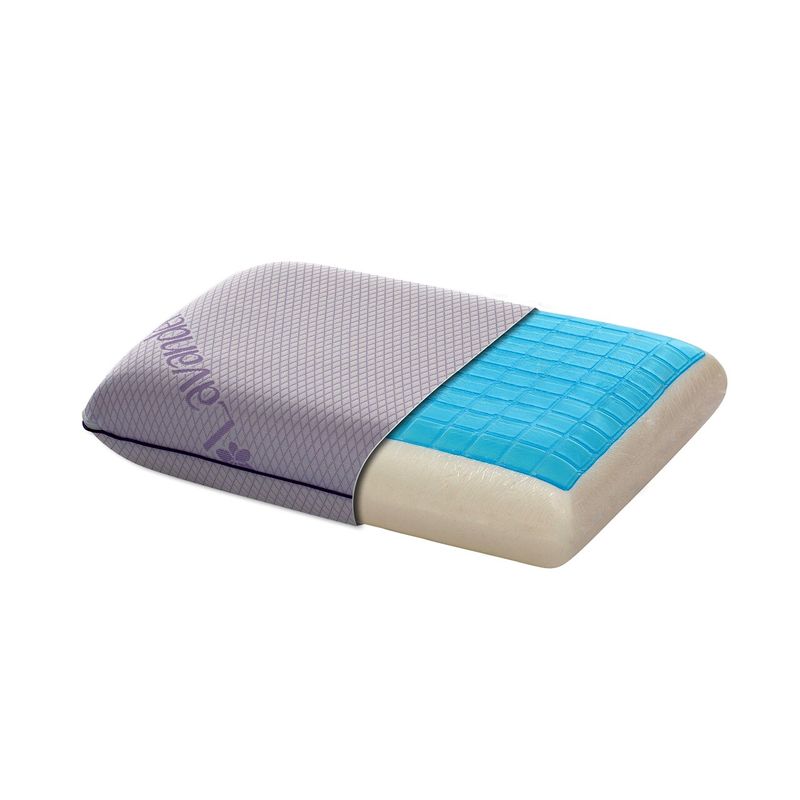 Casa si Gradina - Textile si covoare - Perne si pilote - Perne - Set 2 perne Memory Lavanda Therapy Green Future Arctic Gel 40x60 cm - Infinity.ro