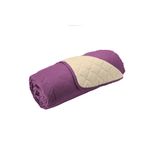 Casa si Gradina - Textile si covoare - Huse pentru mobilier - Husa matlasata cu doua fete Alcam pentru canapea 3 locuri Purple/ Vanila - Infinity.ro