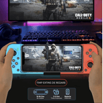 PC, gaming si accesorii - Gaming - Accesorii gaming - Controlere, Volane si Casti gaming - Gamepad Wireless N2L Store® pentru PC, PS, Nintendo Switch, Android, iOS, Bluetooth 5.0, Extensibil, Albastru-Rosu - Infinity.ro