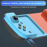 PC, gaming si accesorii - Gaming - Accesorii gaming - Controlere, Volane si Casti gaming - Gamepad Wireless N2L Store® pentru PC, PS, Nintendo Switch, Android, iOS, Bluetooth 5.0, Extensibil, Albastru-Rosu - Infinity.ro