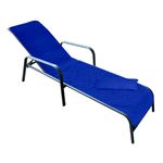 Casa si Gradina - Gradina si terasa - Mobilier exterior - Perne decorative exterior - Set saltea si perna pentru sezlong Bedora Summer 60x190 cm, Albastru - Infinity.ro