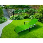 Casa si Gradina - Gradina si terasa - Mobilier exterior - Perne decorative exterior - Set saltea si perna pentru sezlong Bedora Summer 60x190 cm, Verde - Infinity.ro