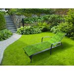 Casa si Gradina - Gradina si terasa - Mobilier exterior - Perne decorative exterior - Perna sezlong Alcam, Midsummer, 195x50x3 cm, material impermeabil, Verde - Infinity.ro