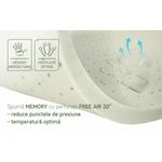 Casa si Gradina - Mobilier - Saltele si somiere - Toppere - Topper saltea Diamond Luxury, H 8 cm spuma memory, 140x200 cm - Infinity.ro