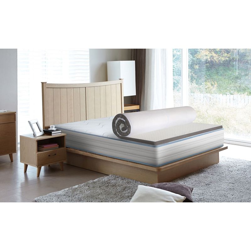 Casa si Gradina - Mobilier - Saltele si somiere - Toppere - Topper saltea Diamond Luxury, H 8 cm spuma memory, 160x190 cm - Infinity.ro