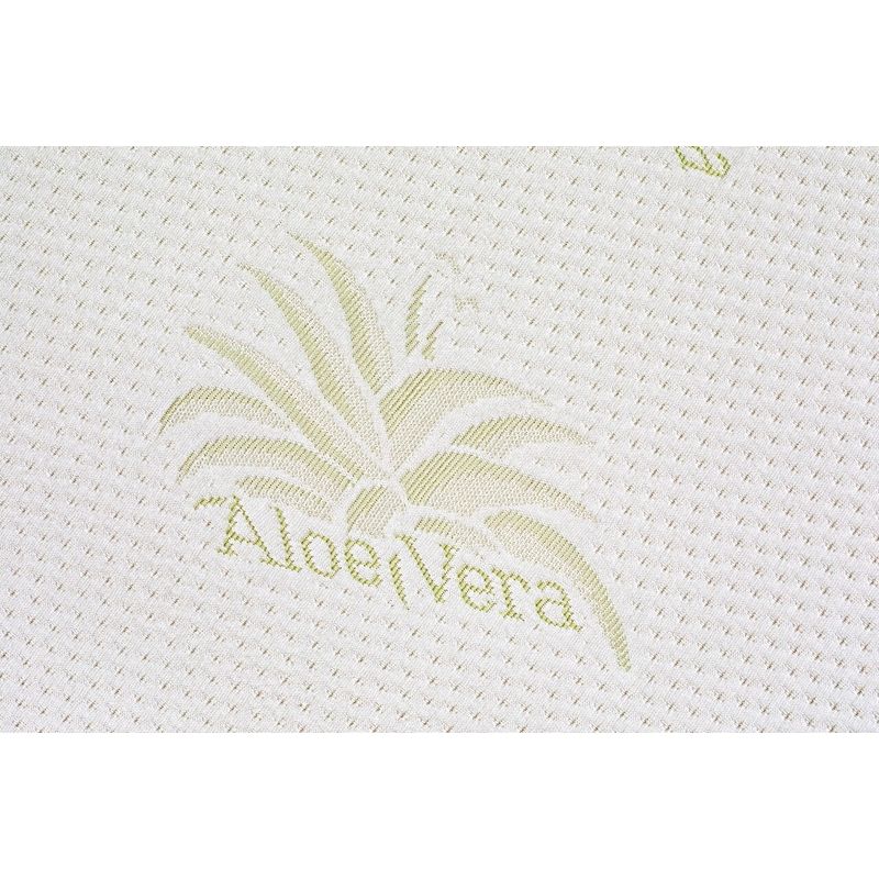 Casa si Gradina - Mobilier - Saltele si somiere - Toppere - Topper saltea Aloe Vera Therapy Memory Arctic Gel 7 zone de confort, 140x200 cm, H 5 cm - Infinity.ro