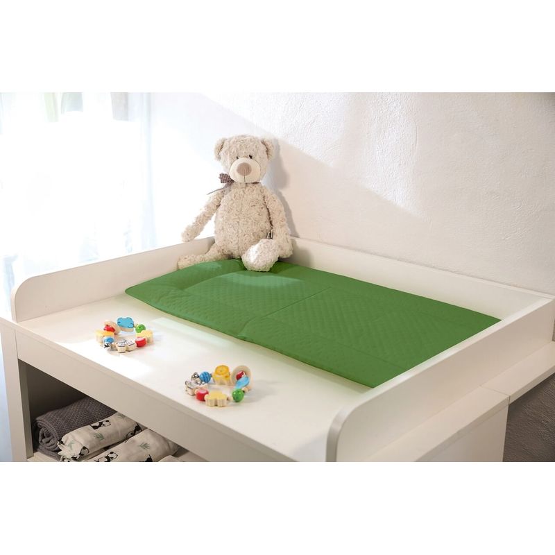 Casa si Gradina - Mobilier - Mobilier copii - Saltele patut copii - Saltea de infasat Travel Premium, 48x78 cm, Hipoalergenica, Pliabila, Verde - Infinity.ro