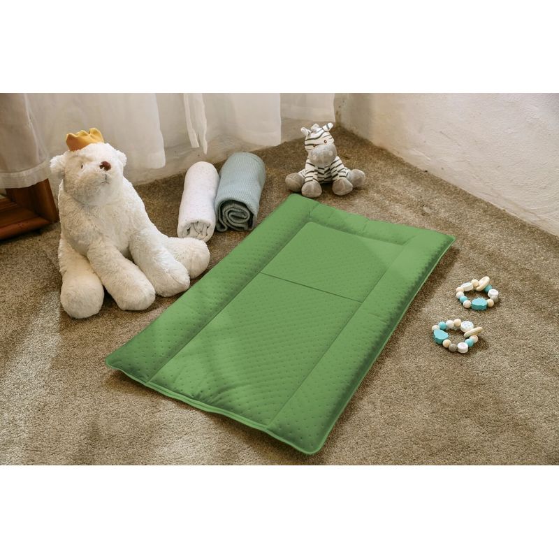 Casa si Gradina - Mobilier - Mobilier copii - Saltele patut copii - Saltea de infasat Travel Premium, 48x78 cm, Hipoalergenica, Pliabila, Verde - Infinity.ro