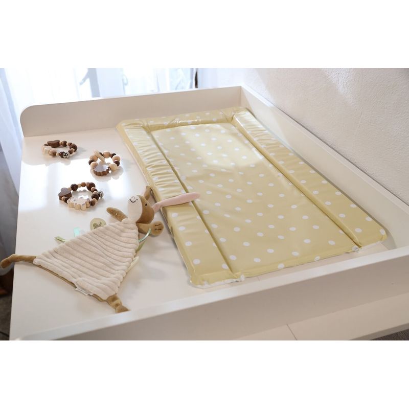 Casa si Gradina - Mobilier - Mobilier copii - Saltele patut copii - Saltea infasat M, 38x70 cm, Beige Polka Dot - Infinity.ro