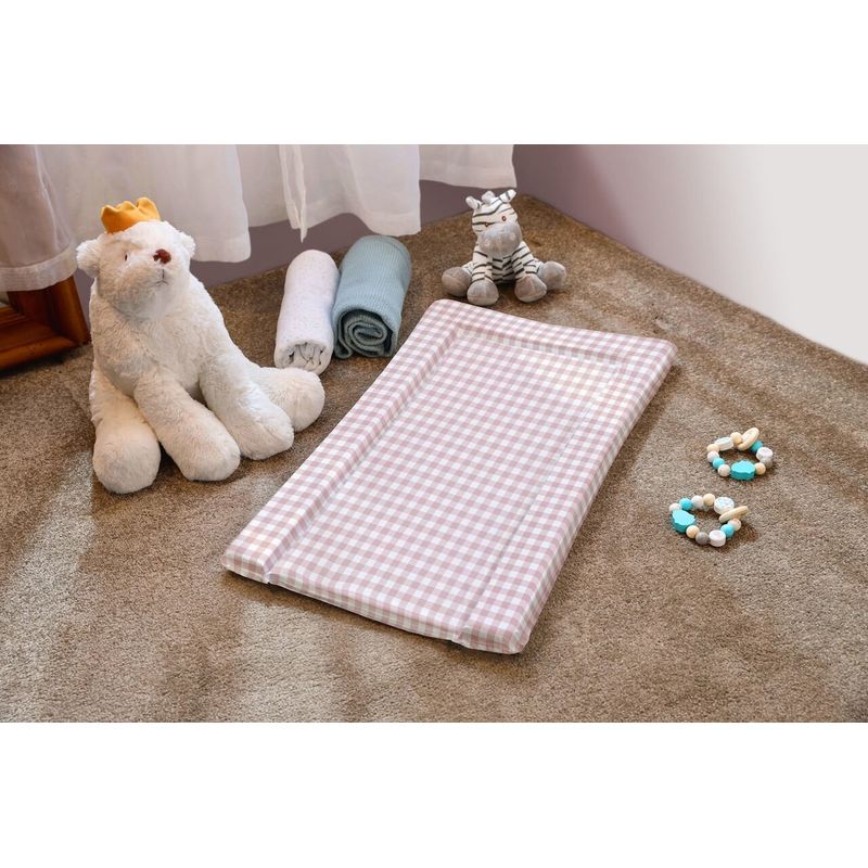 Casa si Gradina - Mobilier - Mobilier copii - Saltele patut copii - Saltea infasat M, 38x70 cm, Pink Gingham - Infinity.ro