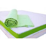 Casa si Gradina - Textile si covoare - Lenjerii de pat - Protectie saltea - Protectie de saltea Nature 160x200 cm Verde - Bambus - Infinity.ro