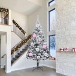 Casa si Gradina - Decoratiuni - Decoratiuni de sezon - Set de globuri de Craciun 3 pcs Roz - Infinity.ro