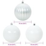 Casa si Gradina - Decoratiuni - Decoratiuni de sezon - Set de globuri de Craciun 9 pcs Alb - Infinity.ro