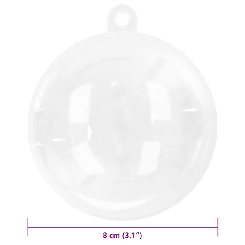 Casa si Gradina - Decoratiuni - Decoratiuni de sezon - Set de globuri de Craciun 100 pcs Ø 8 cm - Infinity.ro