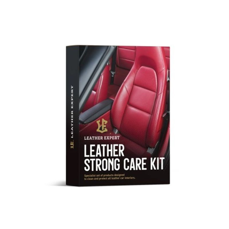 Auto si Moto - Intretinere auto - Produse curatare auto - Kit de ingrijire puternica a pielii LEATHER EXPERT Strong Care Kit - Infinity.ro