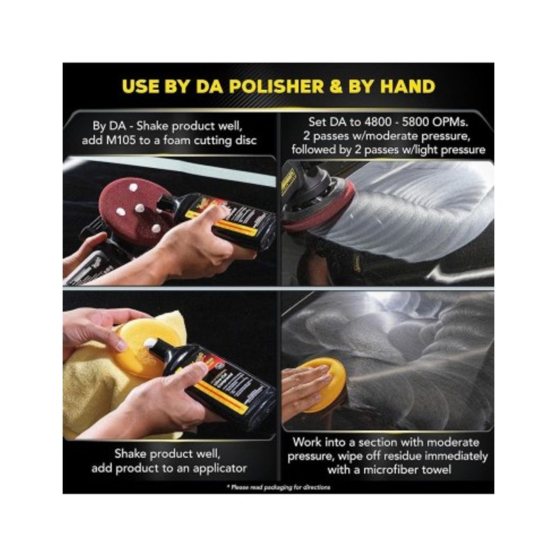 Auto si Moto - Intretinere auto - Masini de polisat si accesorii - Pasta polish foarte abraziva Meguiar's Ultra-Cut Compound, M105, 237 ML - Infinity.ro