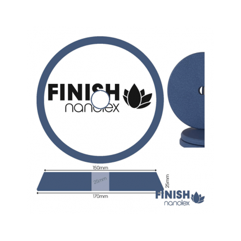 Auto si Moto - Intretinere auto - Masini de polisat si accesorii - Burete Polish Fin Nanolex Polishing Pad Finish DA 170X25X150 mm 1buc - Infinity.ro