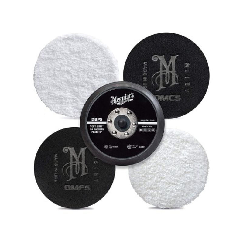 Auto si Moto - Intretinere auto - Masini de polisat si accesorii - Set Pasta Polish si Bureti Meguiar's Microfiber Correction System, 140mm - Infinity.ro