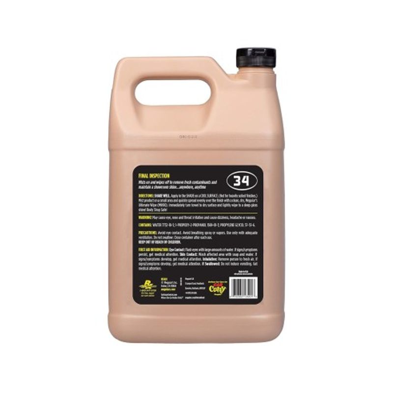 Auto si Moto - Intretinere auto - Detergenti auto - Degresant pentru Caroserie Meguiar's Final Inspection Wipe-off Detailer, M34, 3.78 L - Infinity.ro