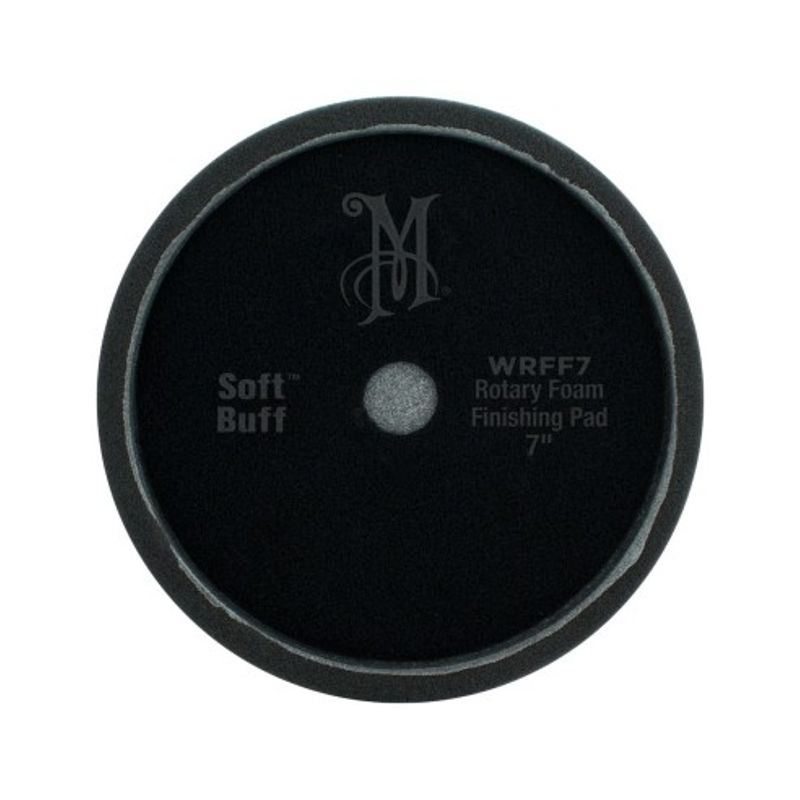 Auto si Moto - Intretinere auto - Masini de polisat si accesorii - Burete Polish Fin Negru Meguiar's Soft Buff Rotary Foam Finishing Pad, 177.8mm - Infinity.ro