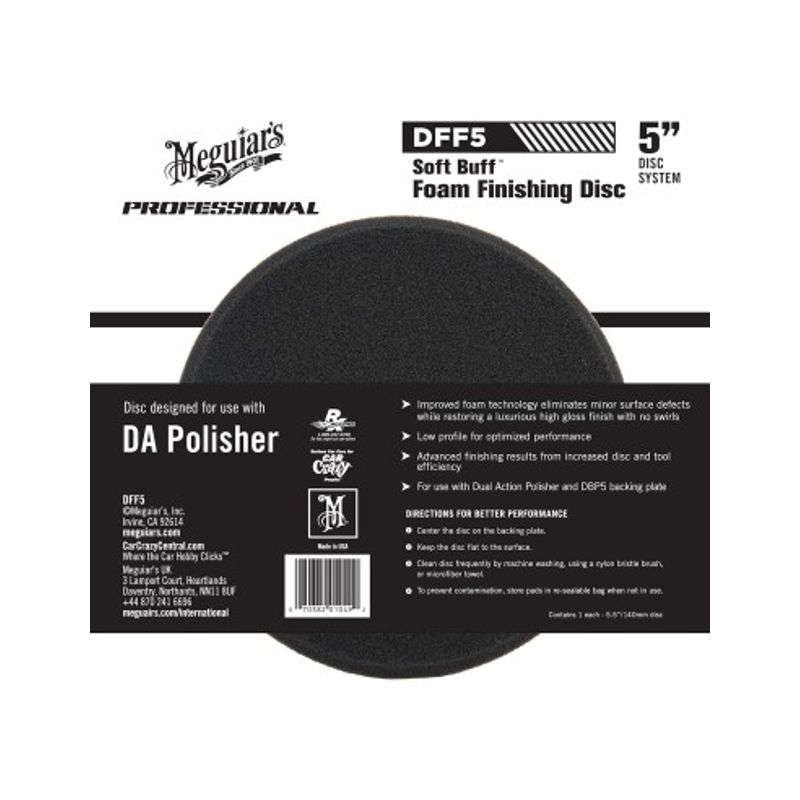 Auto si Moto - Intretinere auto - Masini de polisat si accesorii - Burete Polish Finish Meguiar's Soft Buff DA Foam Finishing Disc 5", 127mm - Infinity.ro