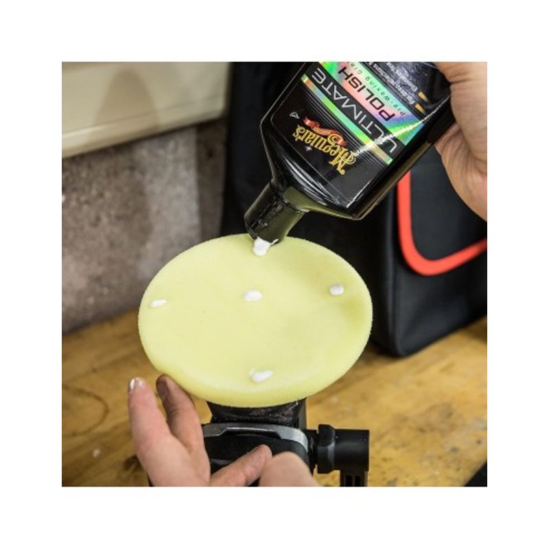 Auto si Moto - Intretinere auto - Masini de polisat si accesorii - Burete Polish Mediu Meguiar's Soft Buff DA Foam Polishing Disc 6", 152,4 mm - Infinity.ro