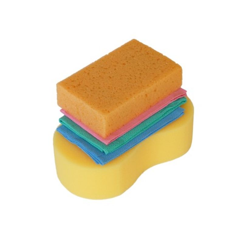 Auto si Moto - Intretinere auto - Produse curatare auto - Set Bureti Si Lavete Pentru Curatare Auto Mega Drive - Infinity.ro