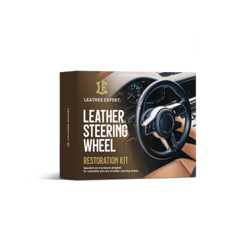 Auto si Moto - Intretinere auto - Produse curatare auto - Kit de vopsit volanul din piele Negru LEATHER EXPERT - Infinity.ro