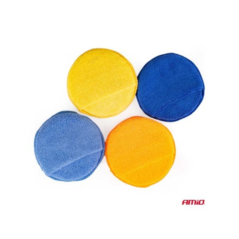 Auto si Moto - Intretinere auto - Produse curatare auto - Set 4 aplicatoare din microfibra 4x125mm - Infinity.ro