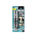 Casa si Gradina - Constructii - Materiale constructii - Silicon, spume si solutii tehnice - Adeziv bicomponent cu aspect metalic Bison Epoxy Metal 2x12ml - Infinity.ro