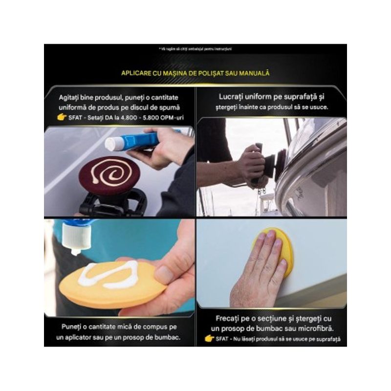 Auto si Moto - Intretinere auto - Produse curatare auto - Solutie curatat Ambarcatiuni tip gel Meguiar's M49 Oxidation Remover 476ml - Infinity.ro