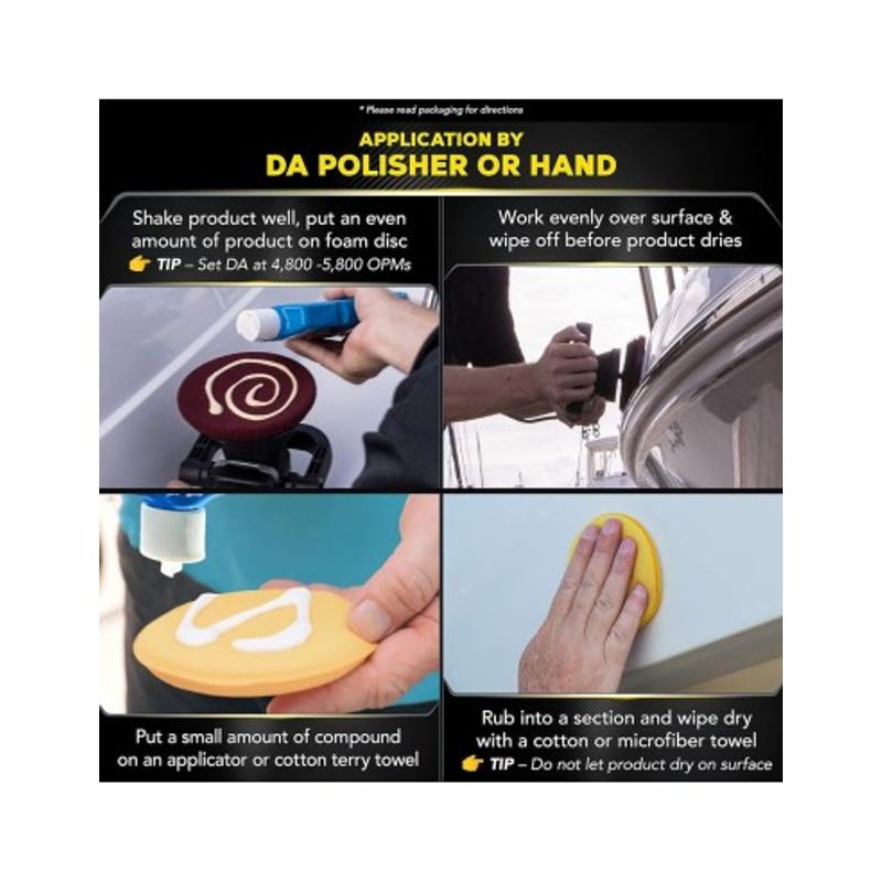 Auto si Moto - Intretinere auto - Produse curatare auto - Solutie curatat Ambarcatiuni tip gel Meguiar's M49 Oxidation Remover 476ml - Infinity.ro