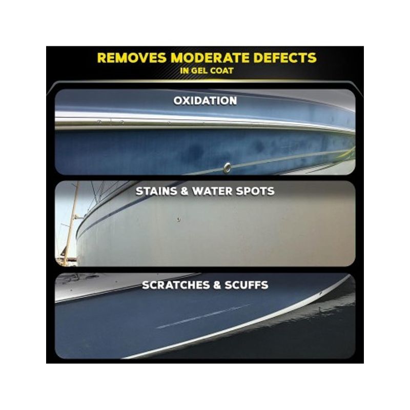 Auto si Moto - Intretinere auto - Produse curatare auto - Solutie curatat Ambarcatiuni tip gel Meguiar's M49 Oxidation Remover 476ml - Infinity.ro