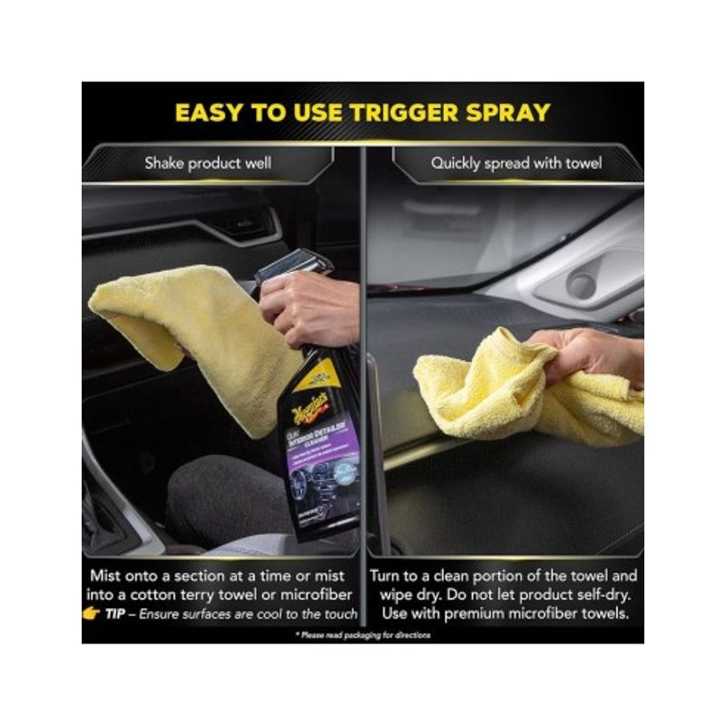 Auto si Moto - Intretinere auto - Produse curatare auto - Solutie curatat interior Meguiar's Quik Interior Detailer 473 ML - Infinity.ro