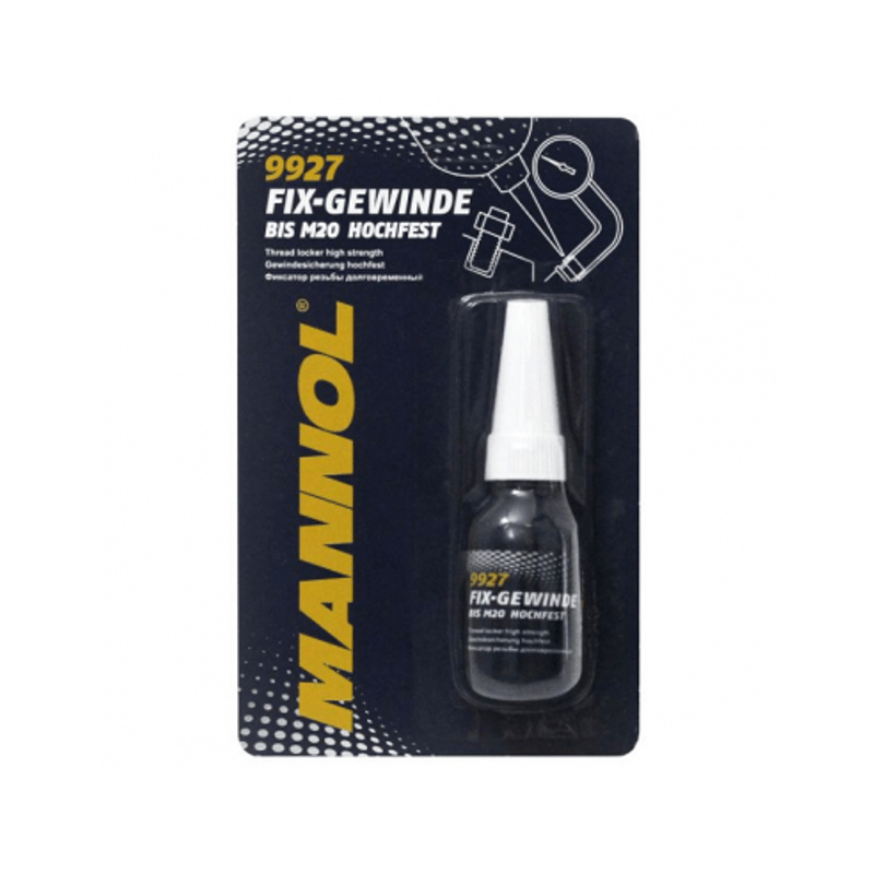 Casa si Gradina - Constructii - Materiale constructii - Silicon, spume si solutii tehnice - Solutie pentru blocare suruburi pana la M20 MANNOL 10ml - Infinity.ro