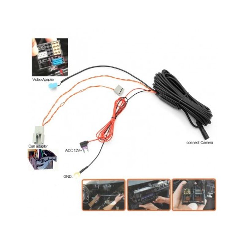 Auto si Moto - Electronice auto - Camere auto si DVR - Camera marsarier HD, unghi 170 grade cu StarLight Night Vision pentru RCD330 cu MIB pentru Volkswagen - V903 - Infinity.ro