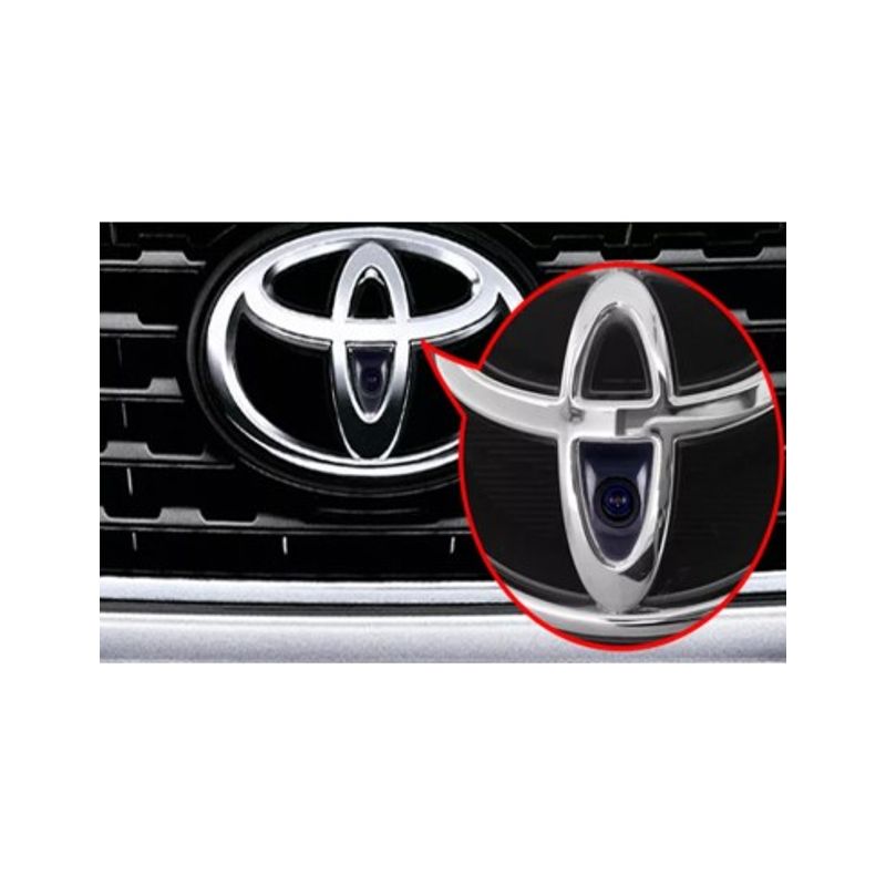 Auto si Moto - Electronice auto - Camere auto si DVR - Camera frontala dedicata Toyota cu montaj in sigla rezolutie HD cu StarLight Night Vision - Infinity.ro