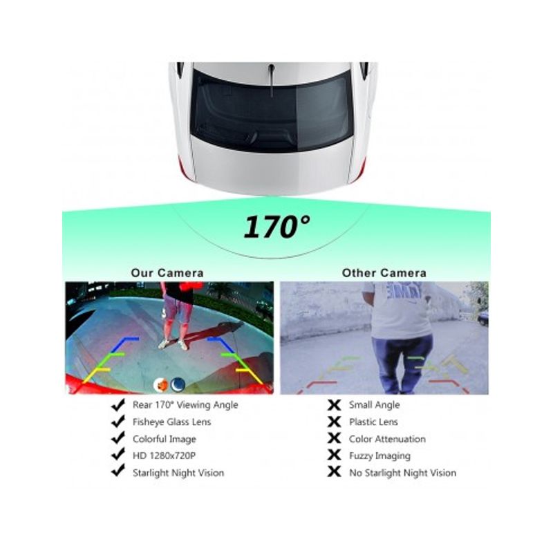 Auto si Moto - Electronice auto - Camere auto si DVR - Camera marsarier HD, unghi 170 grade cu StarLight Night Vision VW Tiguan, Touran, T6, Caddy - FA8032 - Infinity.ro