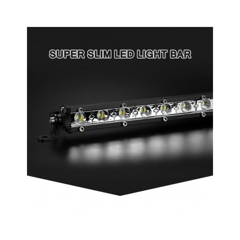 Auto si Moto - Piese auto si accesorii - Caroserie - Faruri, stopuri si proiectoare - LED Bar Auto 144W Super Slim (35 mm) 12/24V, 12240 Lumeni, 50"/128cm, Combo Beam - B18-144W - Infinity.ro