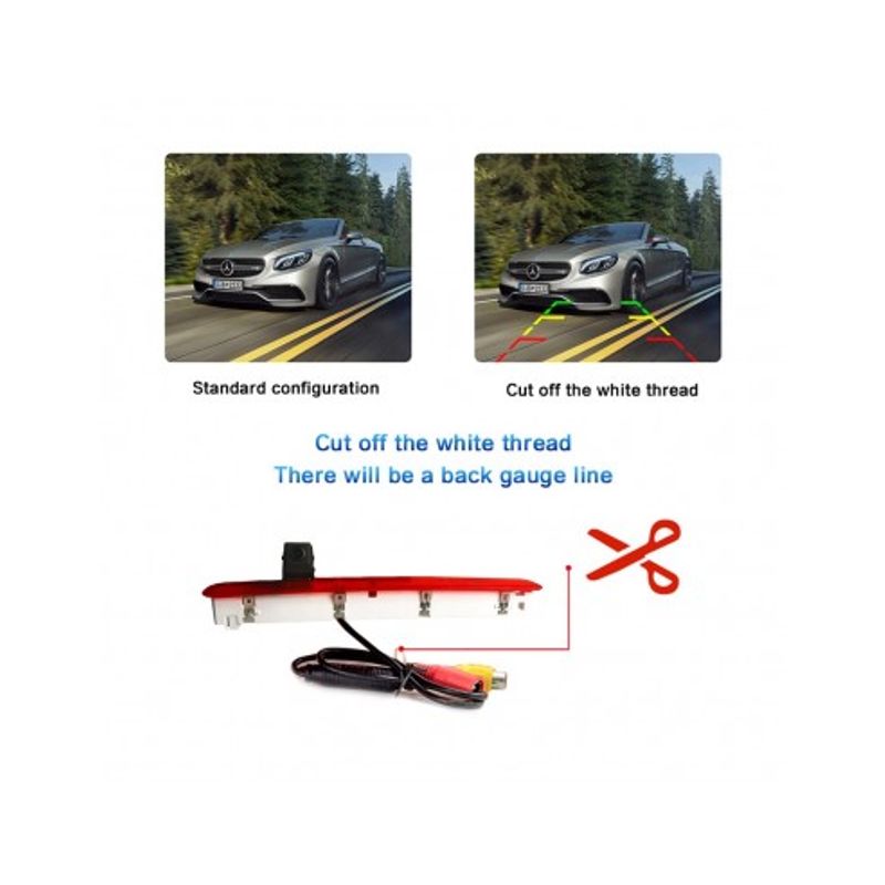 Auto si Moto - Electronice auto - Accesorii electronice auto - Camera marsarier dedicata Volkswagen Transporter T6 (2013 - 2018) cu o singura usa (hayon) C473 - Infinity.ro