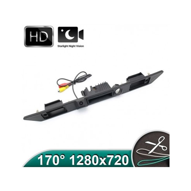Auto si Moto - Electronice auto - Camere auto si DVR - Camera marsarier HD cu StarLight Night Vision pentru Audi A3, A4, A6, A8, Q7 cu suport de maner si lampi numar - Infinity.ro