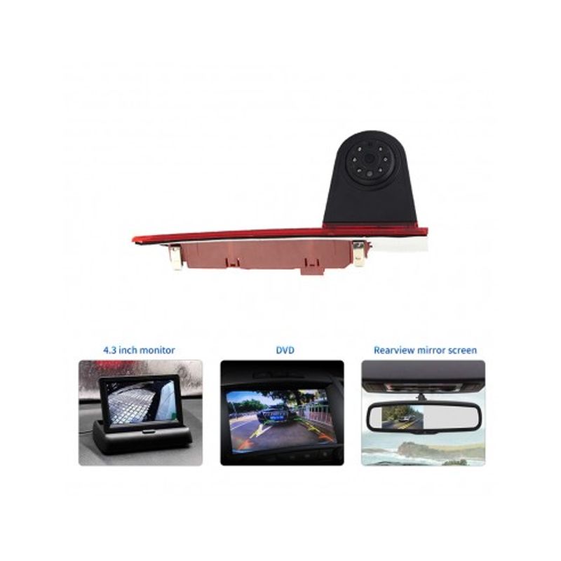 Auto si Moto - Electronice auto - Accesorii electronice auto - Camera marsarier Ford Transit Custom 2012 - 2016 cu usi duble C477 - Infinity.ro