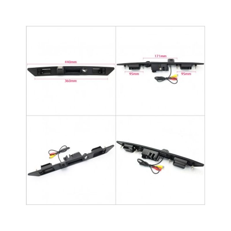 Auto si Moto - Electronice auto - Camere auto si DVR - Camera marsarier HD cu StarLight Night Vision pentru Audi A3, A4, A6, A8, Q7 cu suport de maner si lampi numar - Infinity.ro